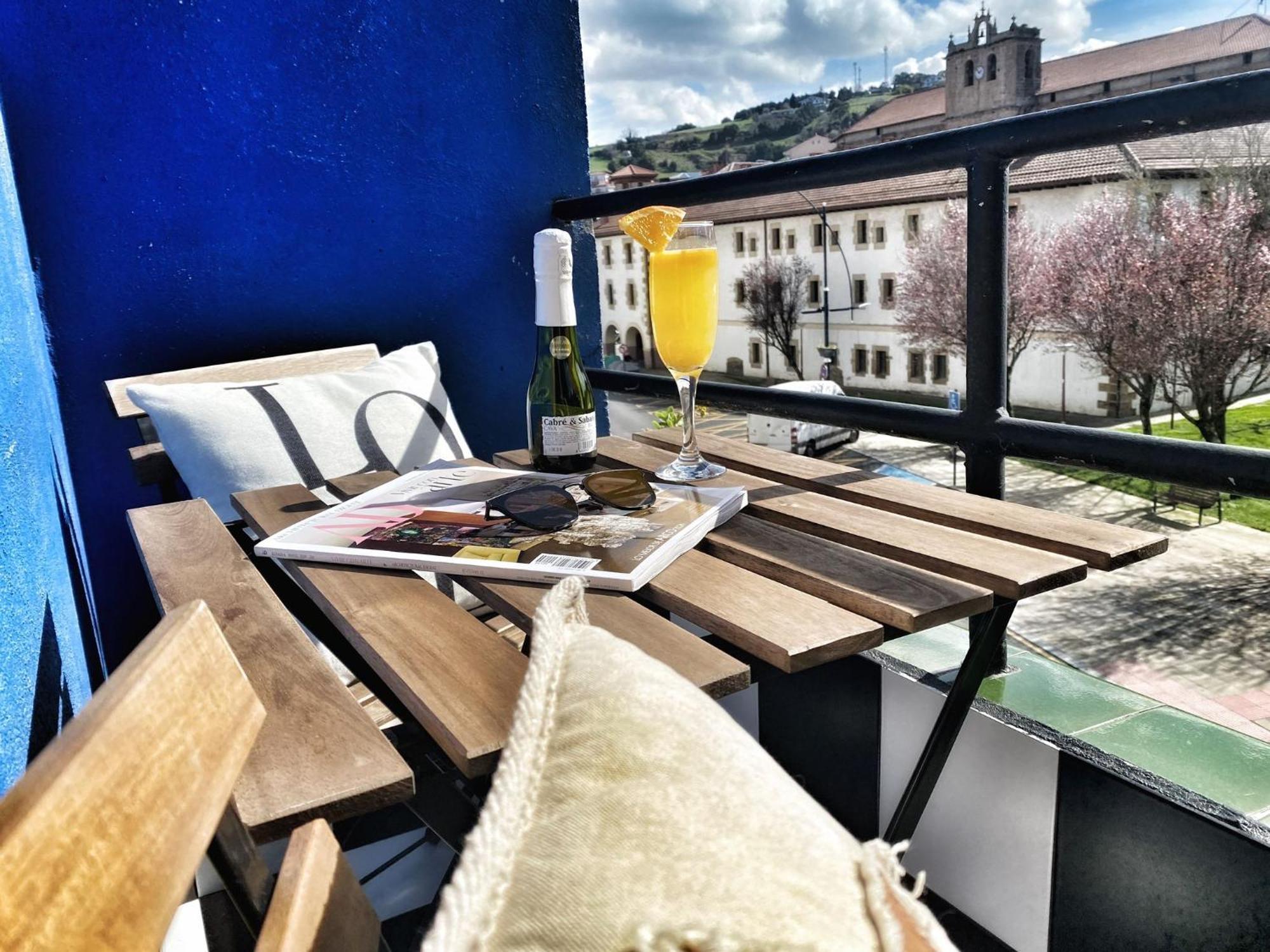Moderno Duplex Para 3 En Centro De Bermeo Con Wifi Eksteriør bilde